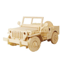 Boutique Colourless Wood Toy Vehicles-Jeep
